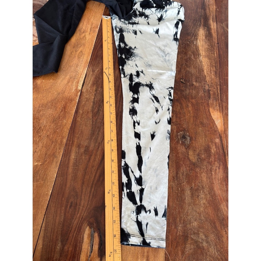 Daub + Design Leggings black white womens' size small like new workout weekend - Picture 7 of 10